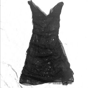 Express small sequin dress